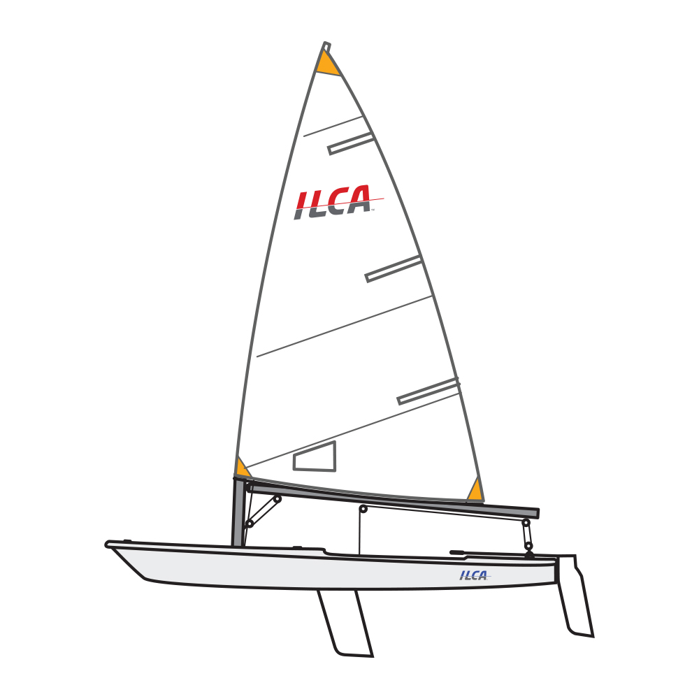 Ilca 4 complete boat