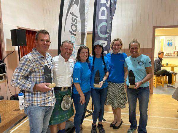 Great Glen Paddle Challenge - group of winners and organisers at the prizegiving