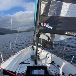 RS21 sailing boat, sailing on Loch Lomond