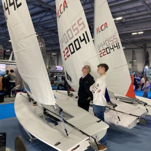 ILCAs at the RYA Dinghy Show