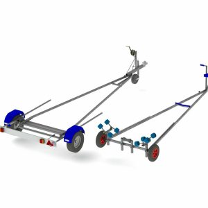 Mersea Trailers - Skiff 450 roller trolley
