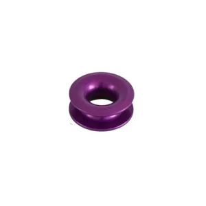 25MM X 10MM X 10MM ALUMINIUM THIMBLE PURPLE (CARDED)