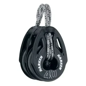 Harken 40mm T2 Soft-Attach Ratchamatic Double Block