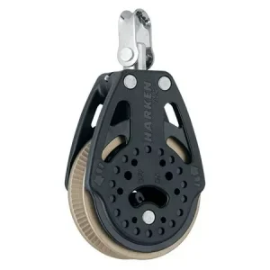 Harken 75mm Ratchamatic Block — Swivel, 1.5x Grip