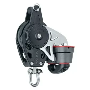 Harken 57mm Block — Swivel, Becket, Cam Cleat