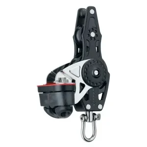Harken 75mm Fiddle Block — Swivel, Becket, Cam Cleat