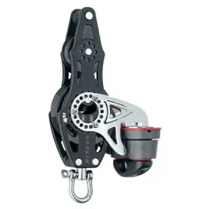 Harken 57mm Fiddle Ratchet Block — Swivel, Becket, Cam Cleat