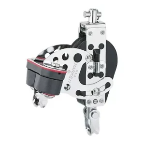 Harken 57mm Hexa-Cat Base Block — Swivel, Cam Cleat