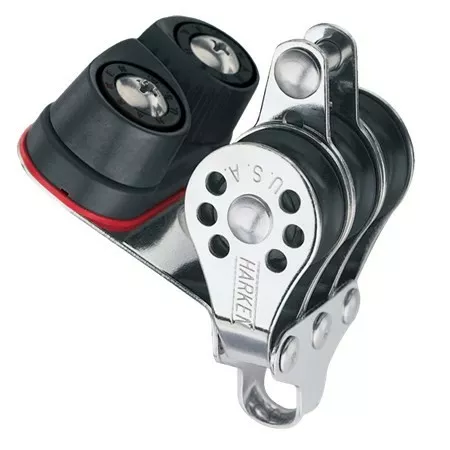 Harken 22mm Micro Triple Becket Block — Cam Cleat