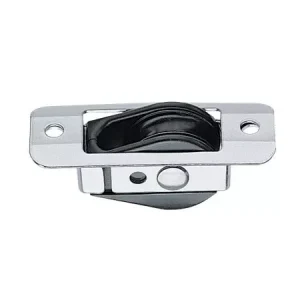 Harken 29mm Wire Through-Deck Bullet Block — Stainless Steel Cover
