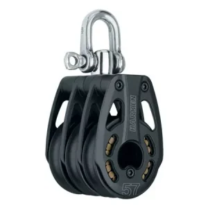 57mm Aluminium Triple Block - Swivel