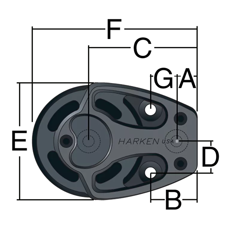 100mm Aluminum Double Footblock