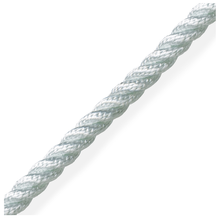 Marlow 3 Strand Nylon 6mm - White
