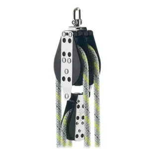 Harken 76mm Double Block — Swivel, Becket, Cross Block