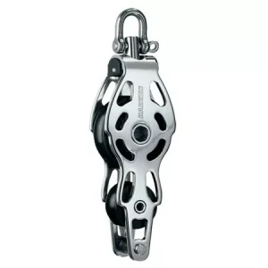 75mm Stainless Steel Fiddle ESP Block - Swivel, Becket