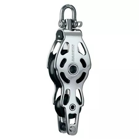 75mm Stainless Steel Fiddle ESP Block - Swivel, Becket