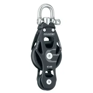 45mm Aluminium Element Fiddle Block - Swivel