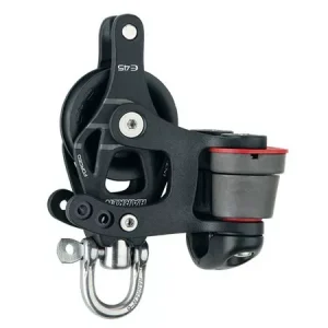 45mm Aluminium Element Block - Swivel, Becket, Cam Cleat