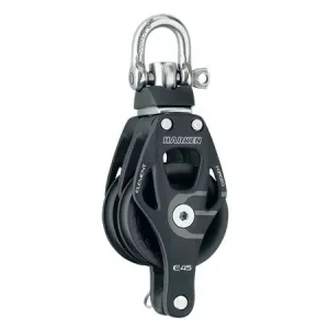 45mm Aluminium Element Double Block - Swivel, Becket