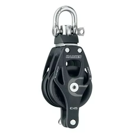 45mm Aluminium Element Double Block - Swivel, Becket