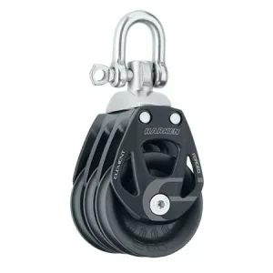 60mm Aluminium Element Triple Block - Swivel