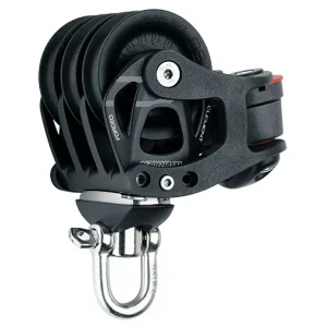 60mm Aluminium Element Triple Block - Swivel, Cam Cleat