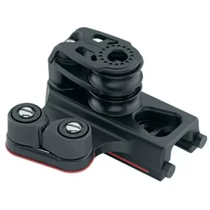 27mm End Control - Double Sheave, Cam Cleat