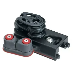 32mm End Control - Double Sheave, Cam Cleat