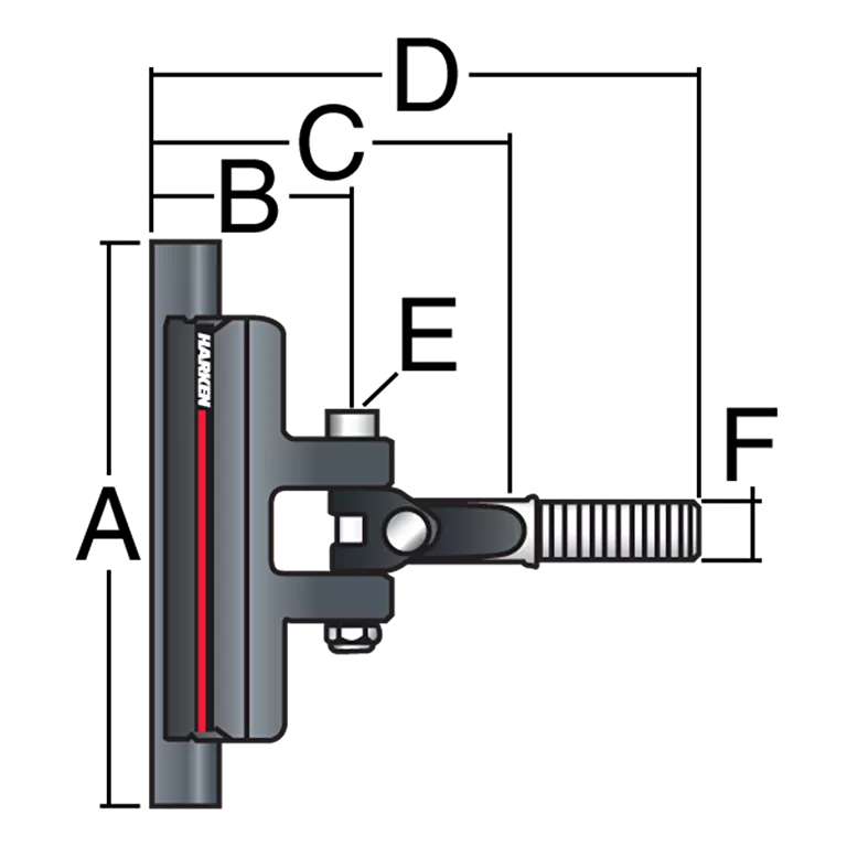 32mm CB Battcar - M14 Stud for C-Tech Batten