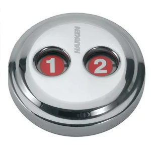Digital System Switch - Stainless Steel, 1/2 Buttons