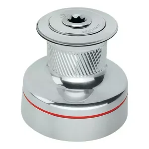 20 Plain-Top Radial All-Chrome Winch - 2 Speed