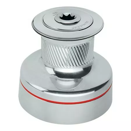 20 Plain-Top Radial All-Chrome Winch - 2 Speed